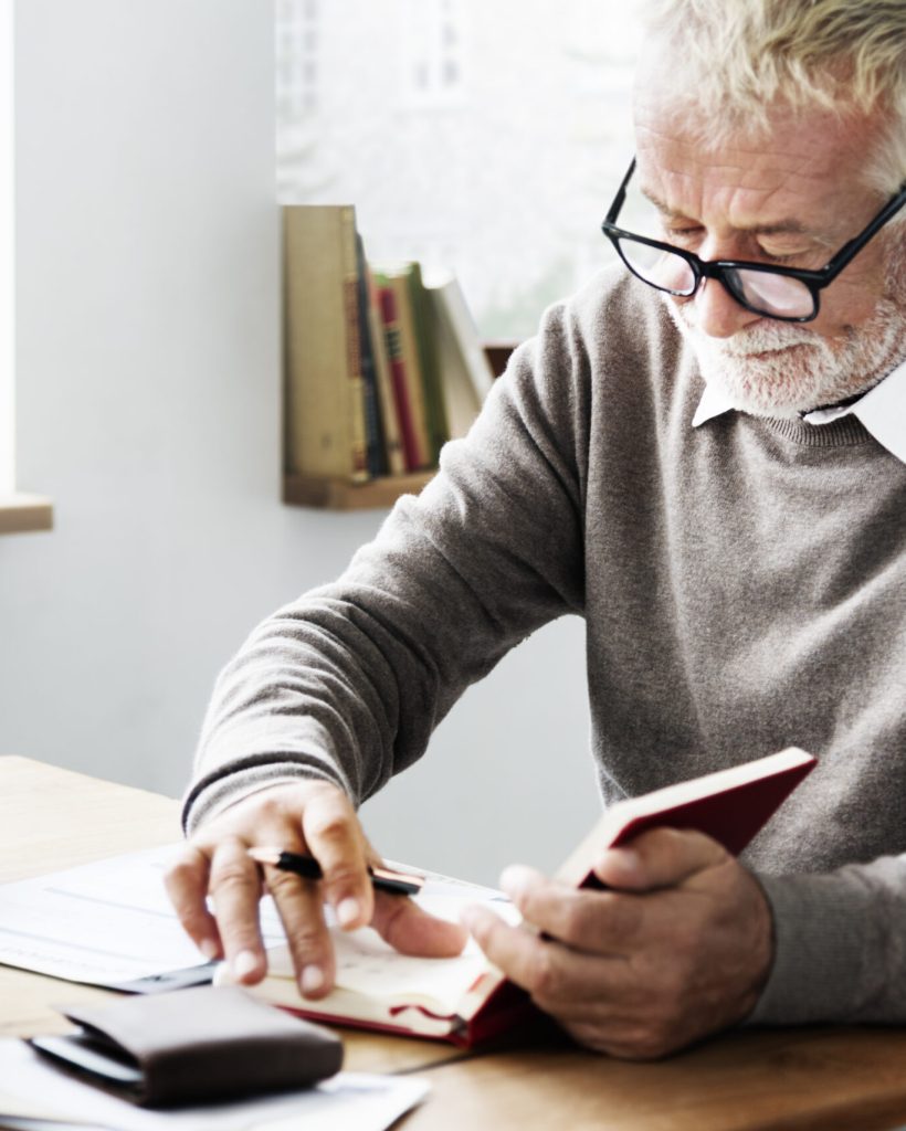 Desk Document Signature Transaction Writer Concept